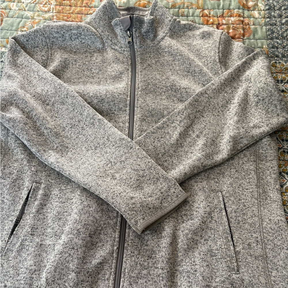 Eddie Bauer Women's Gray Zip Up Jacket